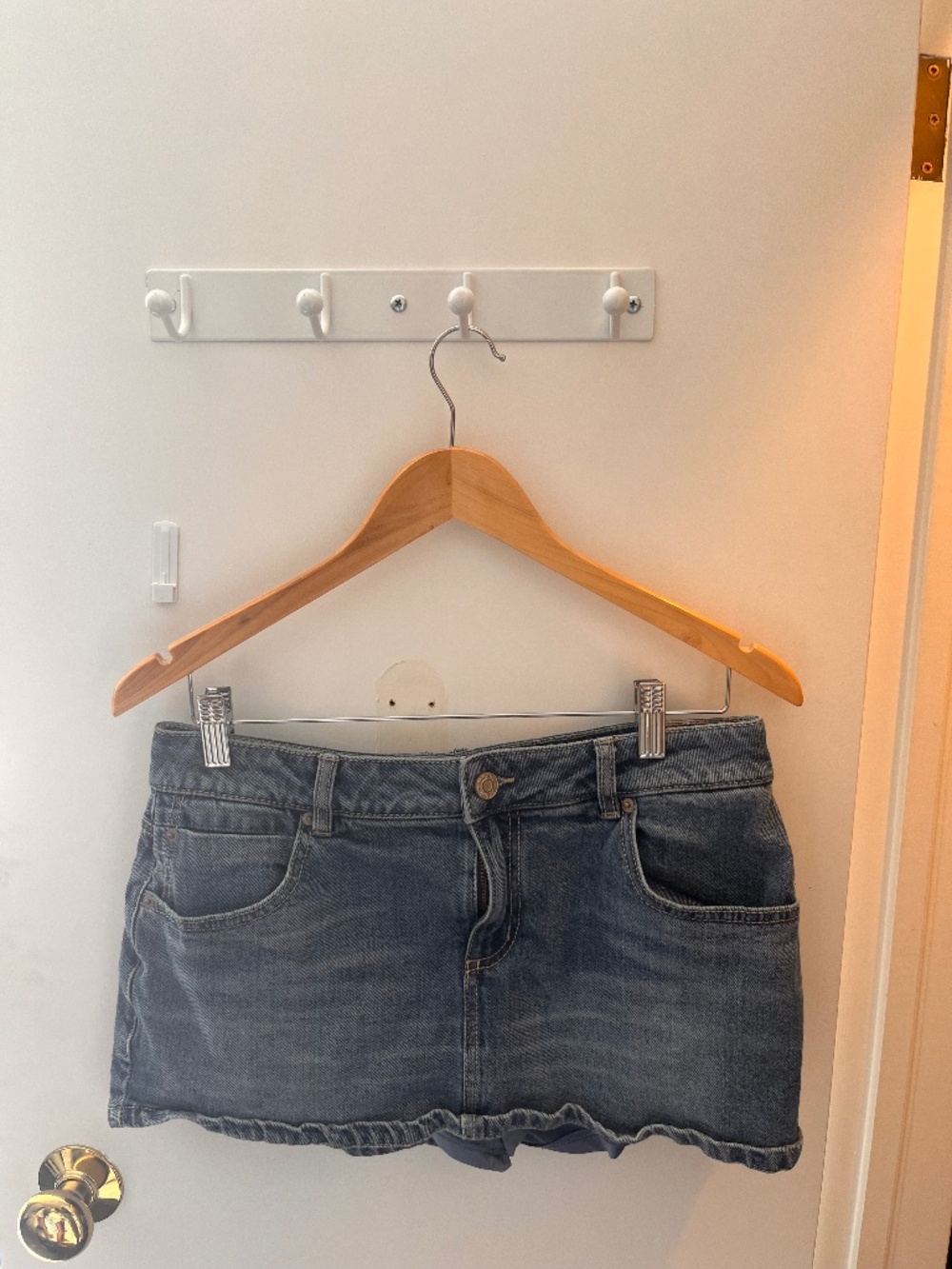 Garage denim skort